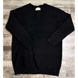 Denim & Supply Ralph Lauren VTG Black Wool Blend Sweater | Unisex S‎ Oversized